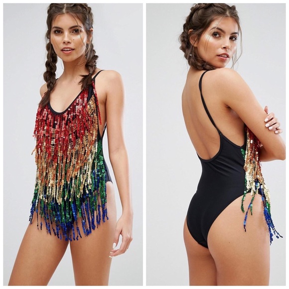 sequin swimsuit uk